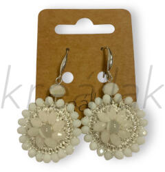  Gyöngyös , horgolt fülbevaló