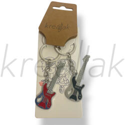  Gitár barátság kulcstartó