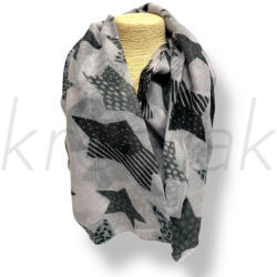  Fekete-fehér csillagos sál