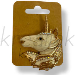  Köves unikornis kitűző