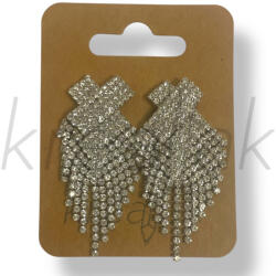  Ezüst színű luxus fülbevaló