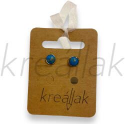  Kék howlit fülbevaló