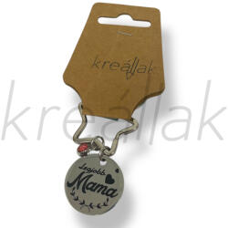  Legjobb mama fém kulcstartó