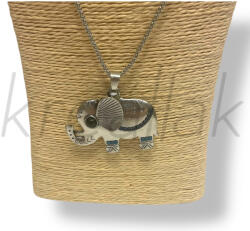  Ezüst elefántos nyaklánc