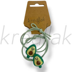  Zöld avokádó hajgumi szett