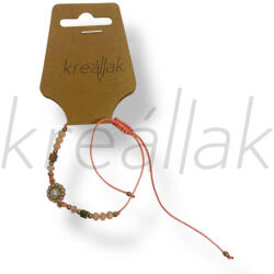  Korall virág gyöngy karkötő