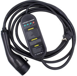 MaxSpeed Elektromos Autó Ev Töltőkábel, 1 Fázis 16A 3, 5KW, Ip54, Type2 5m (56MRSEP203016)