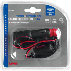 LAMPA Szivargyújtó Dugó Kapcsolóval, 10A 12/24V (0198090)