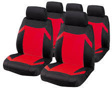 Bottari ÜLÉSHUZAT SZETT 9 RÉSZES UNIVERZÁLIS PIROS-FEKETE " KEEN (AS33003)