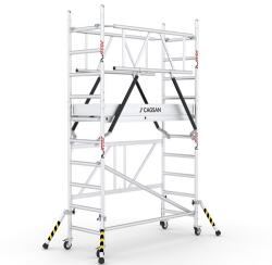 CAGSAN gurulóállvány Protube FN180 - Munkamagasság: 3, 8m (ProTUBE FN180) - allvanyaruhaz