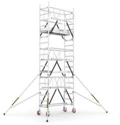 CAGSAN HASZNÁLT CAGSAN gurulóállvány Protube SN (180)-Munkamagasság: 6, 4m (CAGSN440180H)