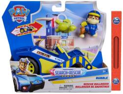 Spin Master Vehicul Paw Patrol Spin Master - Rubble Rescue Bulldozer cu 2 figurine 3 ANI + (20156332) Figurina