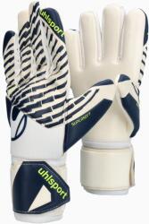 Uhlsport Mănusi Uhlsport Fangmaschine Supersoft HN Junior - alb-albastru-marin, 6 - copii (101140201JR) (101140201JR)