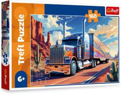 Trefl Camion pe drum 160 piese 15413 Puzzle