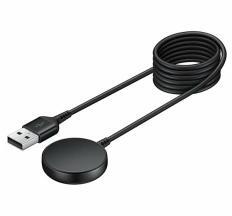 Samsung asztali töltő USB (5W, wireless, mágneses, Samsung Watch töltő) FEKETE (27941)