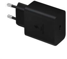 Samsung hálózati töltő Type-C aljzat (45W, EP-T4510EBE, PD gyorstöltő) FEKETE (158710)