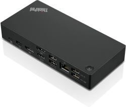 Lenovo Docking Station Lenovo ThinkPad Universal USB-C Dock, Incarcare 65W, 2x DisplayPort, HDMI, Ethernet, 5x USB-A (40AY0090MX)
