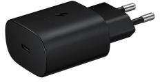 Samsung hálózati töltő Type-C aljzat (25W, EP-TA800NBEGEU, PD gyorstöltő 3.0) FEKETE (90870)