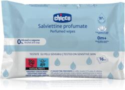 Chicco Perfumed Wipes 0m+ nedves törlőkendők gyermekeknek finom illattal 16 db