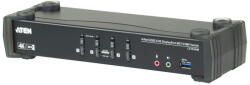 ATEN Switch KVM ATEN CS1924M-AT-G, 4 porturi, HDMI, DisplayPort, USB 3.2 Gen 1, 4K Ultra HD (CS1924M-AT-G)