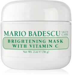 Mario Badescu Brightening Mask with Vitamin C élénkítő arcmaszk a sápadt, egyenletlen arcbőrre 56 g