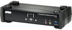 ATEN Switch KVM ATEN CS1922-AT-G, 4 porturi, DisplayPort, 4K Ultra HD (CS1922-AT-G)