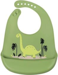 SIMED szilikon előke zsebbel - Dinoszaurusz