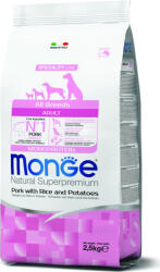 Monge Speciality Line All Breeds Sertés, rizs & burgonya - Adult 2, 5 kg