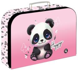 Oxybag laminált bőrönd, 34 cm, PREMIUM Panda (6-03826)