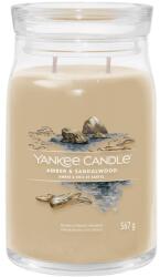 Yankee Candle Gyertya Borostyán és Szanálfa ízű, Nagy