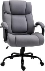 Vinsetto Scaun de birou ergonomic din material tip in, 220 kg, rotativ, reglabil pe înălțime, gri deschis | Aosom Romania (921-471LG)
