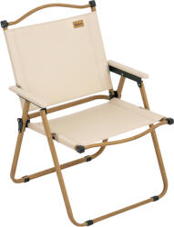 Outsunny Scaun de camping scaun de pescuit pliabil cu brate tesatura Oxford si structura otel 54 x 59 x 78 cm Kaki | Aosom Romania (A20-317V00KK)