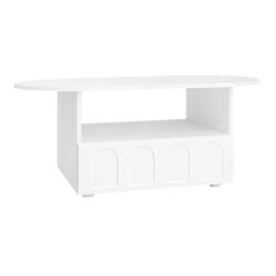 GL Store Masă de cafea în formă de nor cu sertare și spații de depozitare, 100×60×39, 2 cm, Alb (F-GLS-N621P172750W) Masa de cafea
