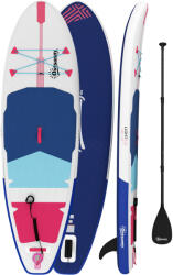 Outsunny Placă SUP Gonflabilă pentru Adulți, Stand Up Paddle Board cu EVA Antialunecare, Vâslă Reglabilă din Aluminiu, Rucsac, Pompă, Aripioară Detașabilă, Capacitate 160 kg, 305x89x15cm, Pentru Toate Niveluri