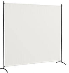 Outsunny Paravan exterior cu panou unic, separator de încăpere de 180H cm cu protecție UV30+, Bej | Aosom Romania (84J-038V00BG)