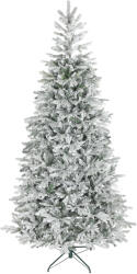 HOMCOM Brad de Crăciun Înzăpezit, cu Bază Metalică Pliabilă, 210cm | Aosom Romania (83C-098V03GN)