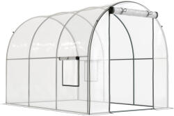 Outsunny Sera 3 x 2 x 2m cu Usa Rulanta si Fereastra, Transparent | Aosom Romania (84H-070V00CR)