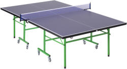 HomCom masă de ping pong pliabilă masă de ping pong roți masă de ping pong pentru interior masă de ping pong pentru exterior violet verde (A90-162)