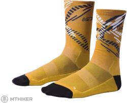 Montura Graphic Logo zokni, mustard (M-L)