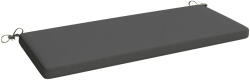 Outsunny Pernă pentru Bancă de Grădină de 2 Locuri pentru Exterior cu Husă Detașabilă UPF 30+ Impermeabilă 110x46x6, 5 cm Gri Închis | Aosom Romania (84K-145V00CG)