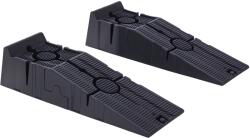 Durhand Set de 2 Rampe de Ridicare Auto Portabile din Plastic, Capacitate 5 Tone, pentru Garaj și Atelier, Înălțime Redusă | Aosom Romania (C20-024)