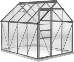 Outsunny Sera Walk-In Aluminiu & Policarbonat - Ventilatie si Jgheab | Aosom Romania (845-540V01CG)