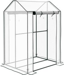 Outsunny Sera Cu 2 Camere Pentru Gradina Cu 2 Usi | Aosom Romania (845-957V00WT)