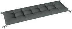 Outsunny Pernă pentru paleți detașabilă Pernă de șezut cu curele Pernă pentru paleți pentru majoritatea șezlongurilor 198x65x13cm Gri închis | Aosom Romania (84G-965V00CG)