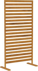 Outsunny Paravan din lemn 170x80 cm Paravan separator de spații Grilaj pentru exterior Grădină Curte Terasă Maro | Aosom Romania (84J-246V00BN)