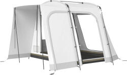Outsunny Cort hayon pentru 2-4 persoane, 320 x 280 x 205 cm, cort auto 2 în 1 impermeabil, cort tip tunel cu 4 uși, fereastră, prelată pentru podea | Aosom Romania (A20-535V00CW) Cort