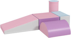 HOMCOM Set Construcții Moi pentru Copii 1-3 Ani din 5 Blocuri, Multicolor | Aosom Romania (3D0-004V01MX)