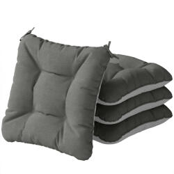 Outsunny Pernă de Scaun pentru Exterior, 39, 5x39, 5cm, Gri Închis | Aosom Romania (84K-080V00CG)