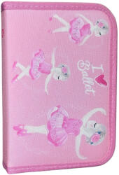 DACO Penar echipat Daco PE1977E, 1 fermoar si 2 extensii, Motiv I love ballet (PE1977E) Penar
