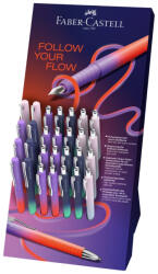 Faber-Castell Display 8 stilouri +20 pixuri poly flow Faber-Castell (FC241024)